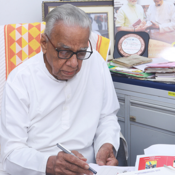 Dr H. V. Hande, founder of Hande Hospital
